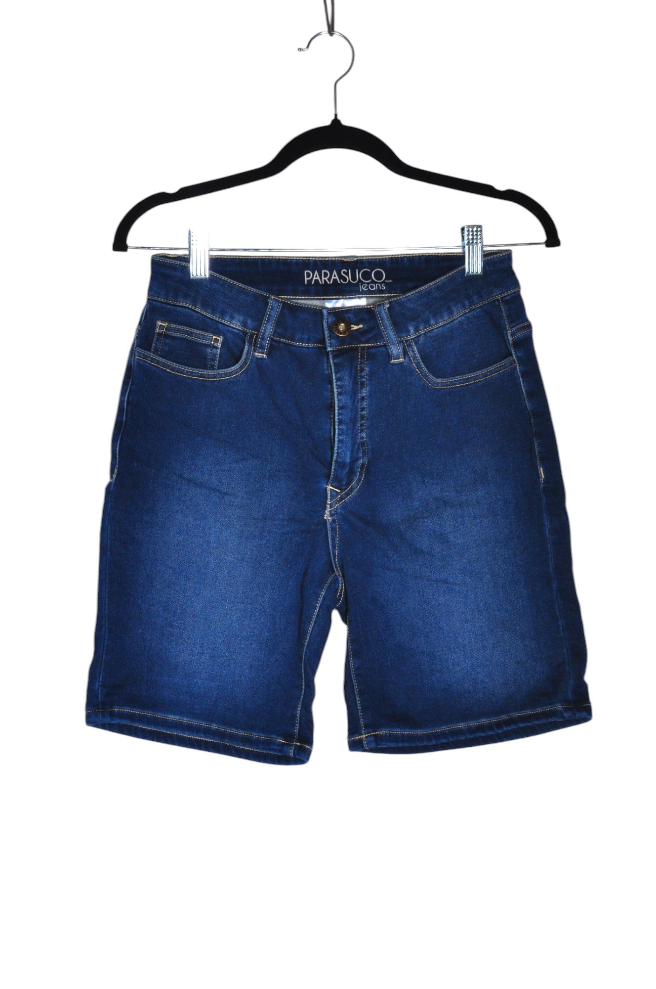 PARASUCO Women Denim Shorts Regular fit in Blue - Size 6 | 25.59 $ KOOP