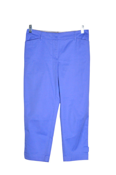 PERFECT CROP Women Work Pants Regular fit in Blue - Size XS | 13.25 $ KOOP