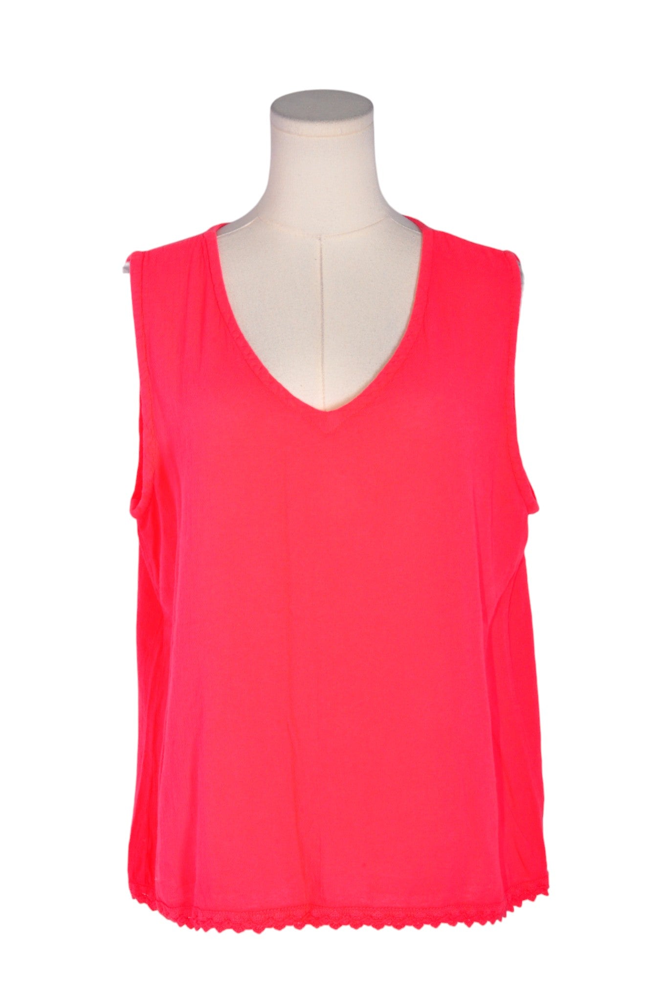 MARIA Women Tank Tops Regular fit in Red - Size 2 | 17.8 $ KOOP