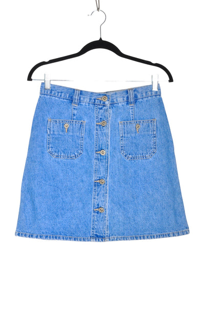 AMERICAN EAGLE Women Denim Skirts Regular fit in Blue - Size 8 | 18.99 $ KOOP