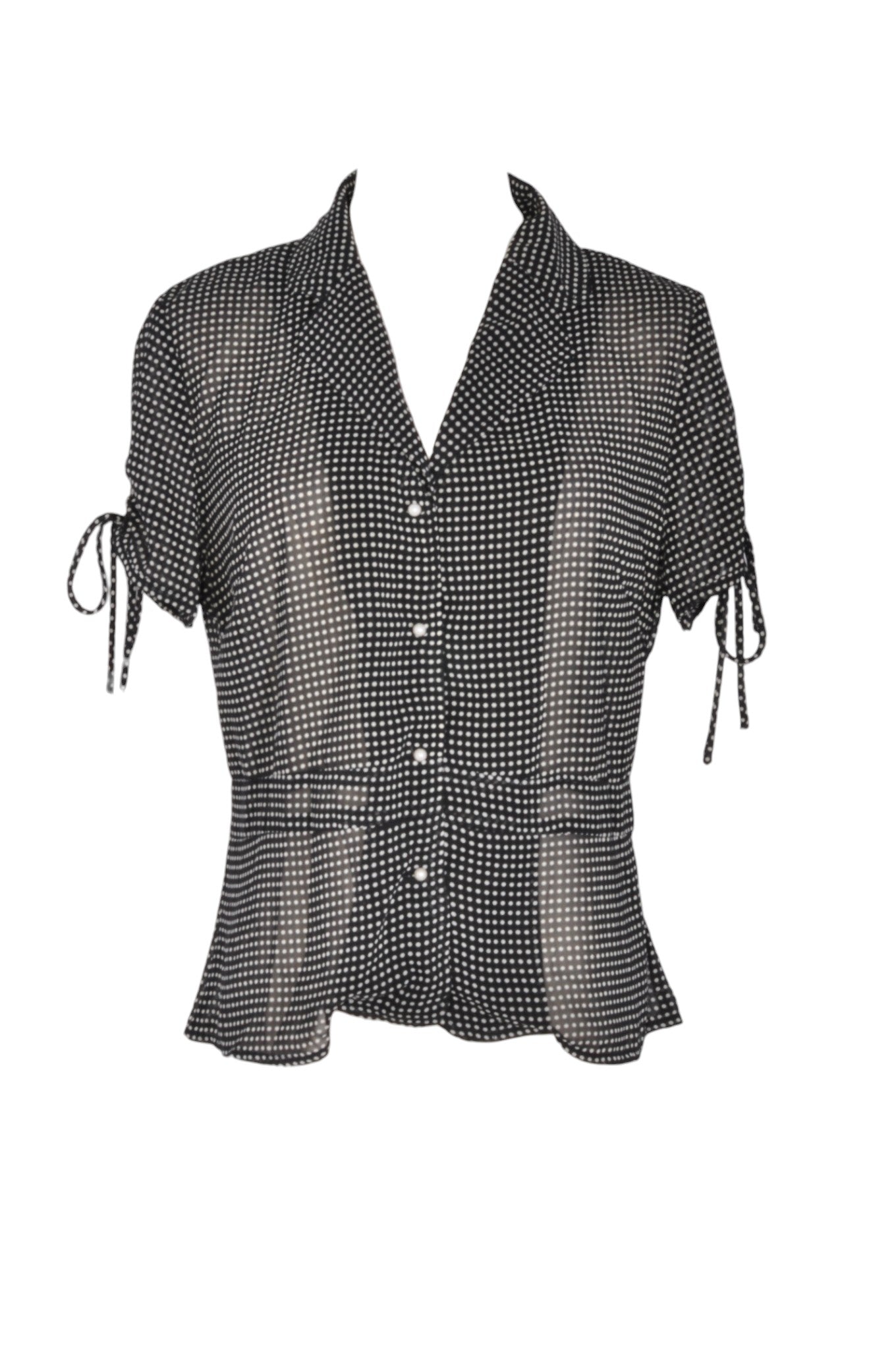 BEECHERS BROOKS Women Button Down Tops Regular fit in Black - Size M | 13.29 $ KOOP