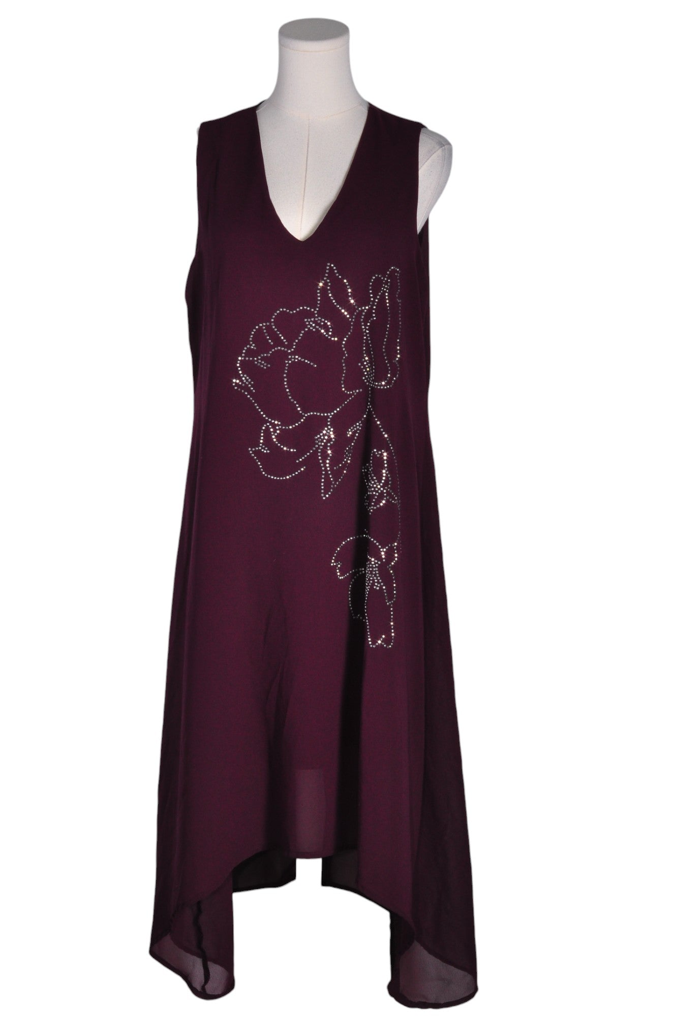 LORI M Women High Low Dresses Regular fit in Purple - Size L | 17.99 $ KOOP