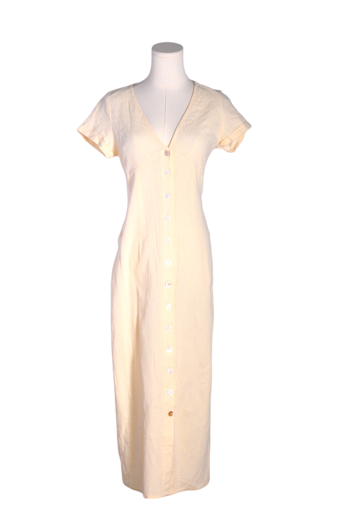 CIDER Women Maxi Dresses Regular fit in Beige - Size S | 11.2 $ KOOP