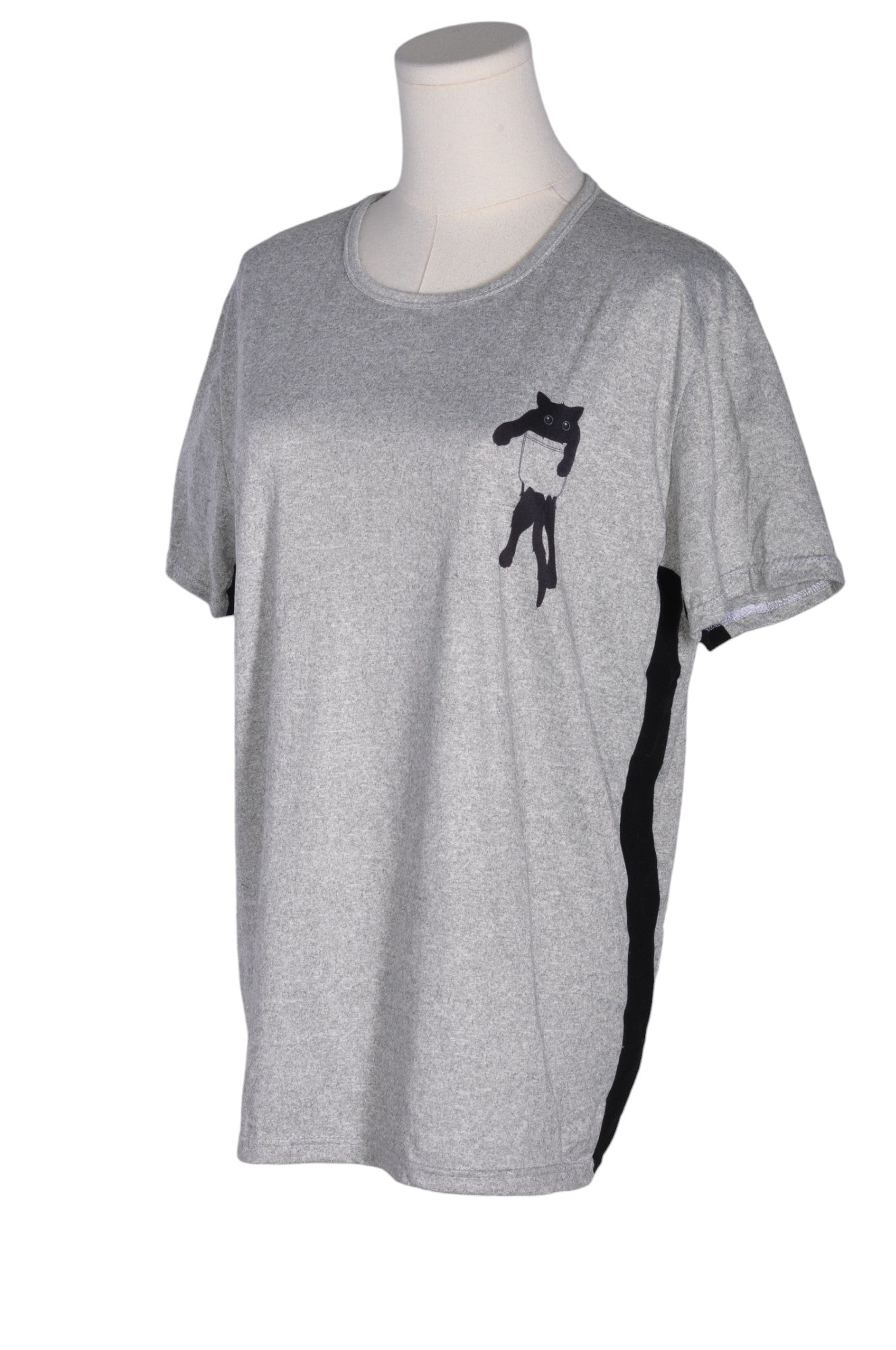 UNBRANDED Women T-Shirts Regular fit in Gray - Size L | 9.99 $ KOOP