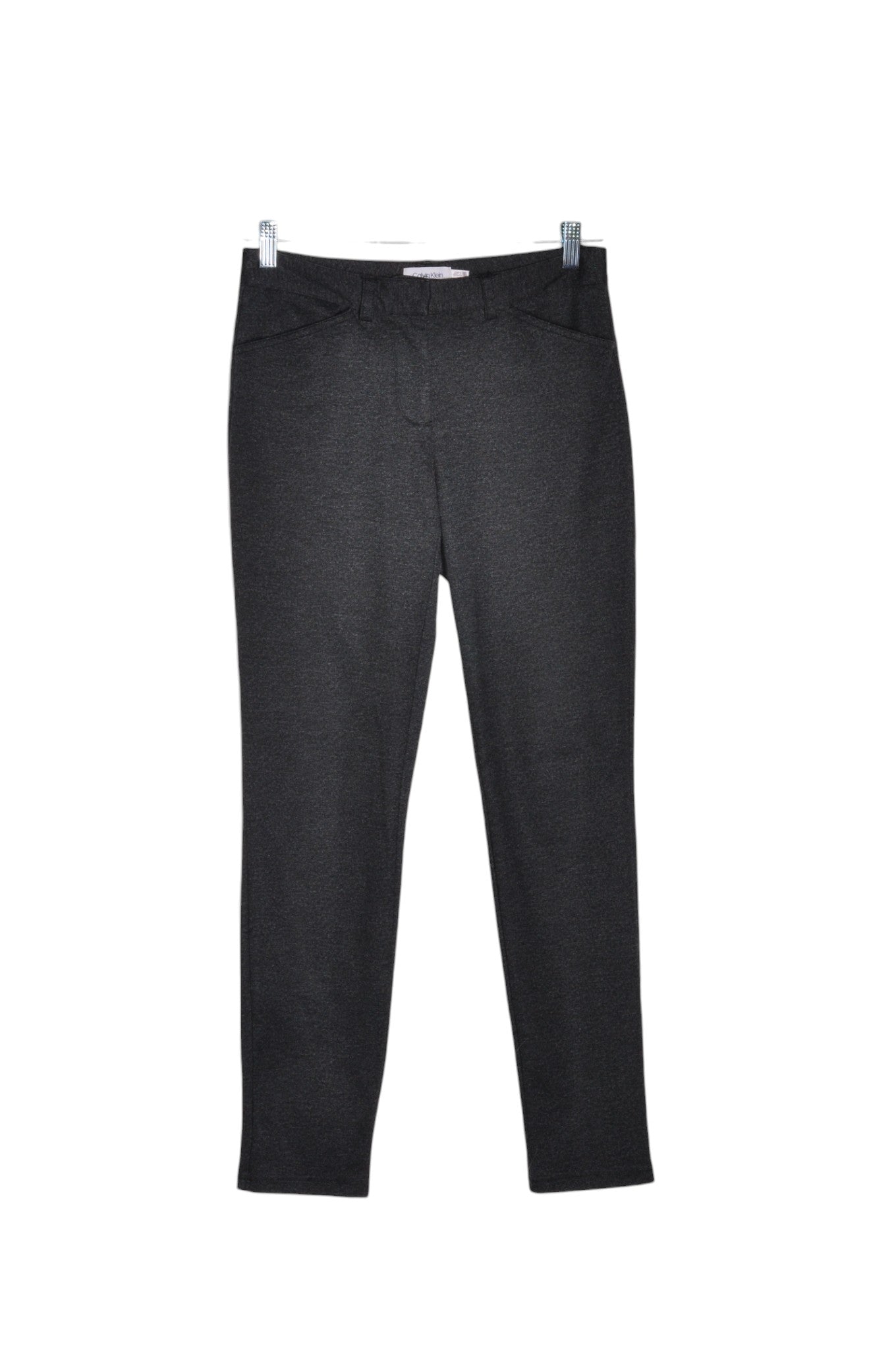 CALVIN KLEIN Women Work Pants Regular fit in Gray - Size 4 | 34.29 $ KOOP