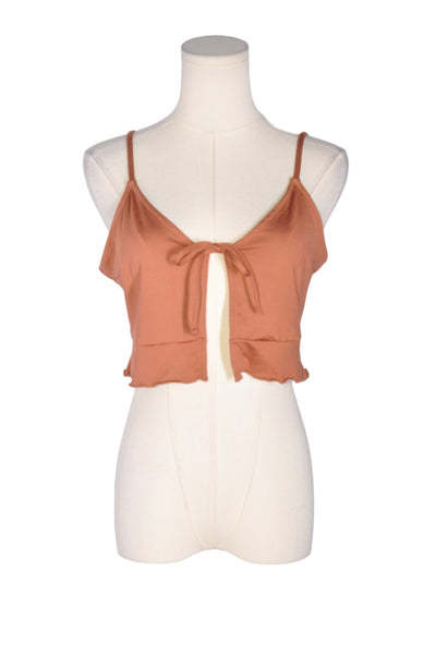 H&M Women Crop Tops Regular fit in Brown - Size S | 18.9 $ KOOP