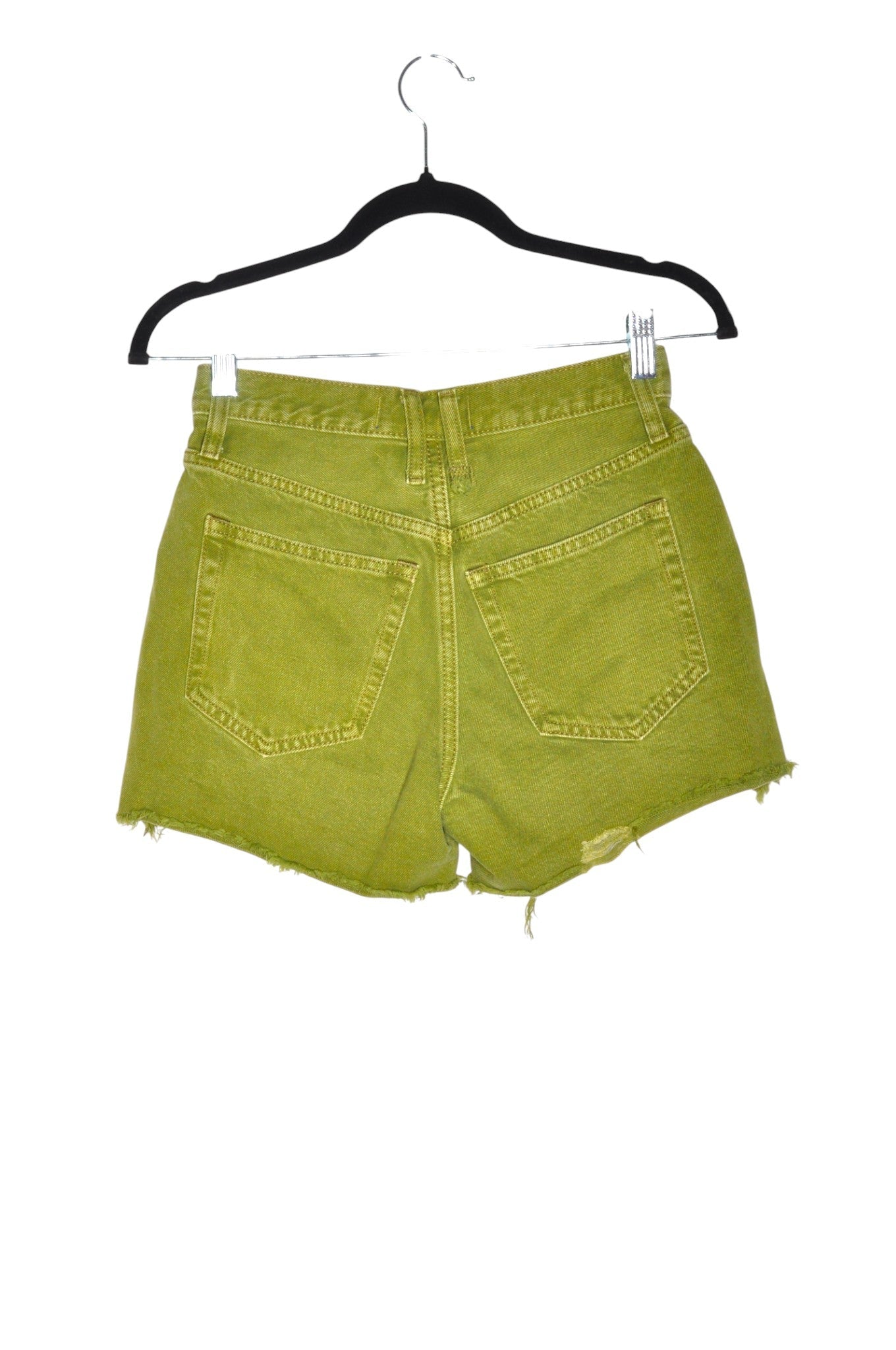 FREE PEOPLE Women Denim Shorts Regular fit in Green - Size 24 | 22.3 $ KOOP