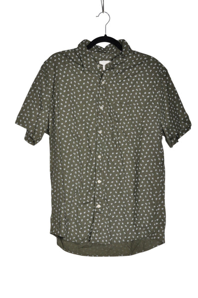 AMERICAN EAGLE Men Button Down Tops Regular fit in Green - Size L | 18.99 $ KOOP