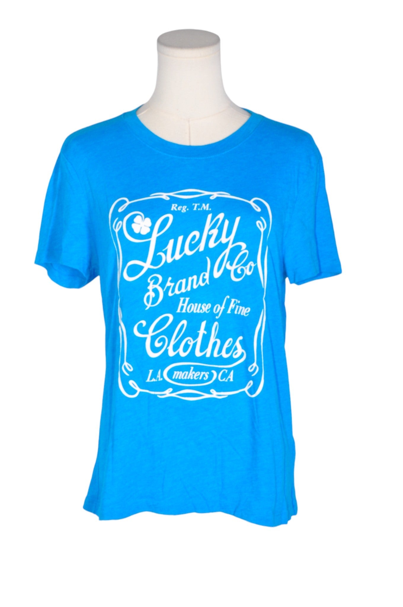LUCKY BRAND Women T-Shirts Regular fit in Blue - Size S | 14.4 $ KOOP