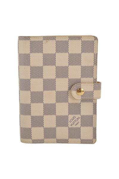 Louis Vuitton Damier Azur Agenda PM Notebook Cover R20706 LV 8166K