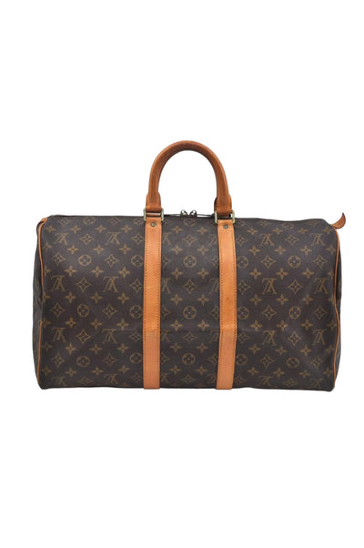 Louis Vuitton Monogram Keepall 45 Travel Boston Bag M41428 LV L0773