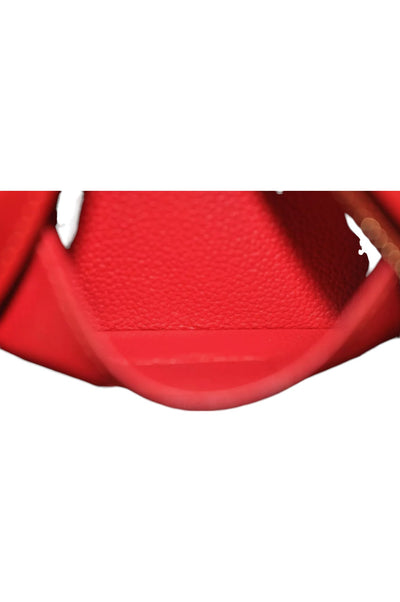 Louis Vuitton Epi Pochette Cosmetic Pouch Purse Red M41114 LV 8089K