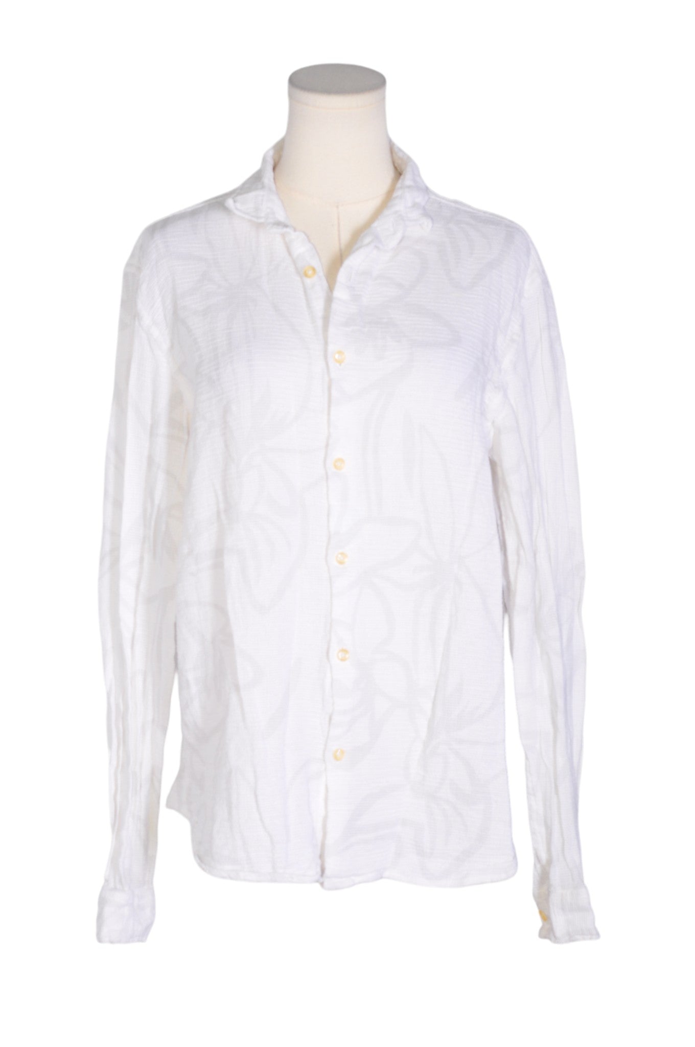 MASSIMO DUTTI Women Button Down Tops Regular fit in White - Size XL | 29.99 $ KOOP