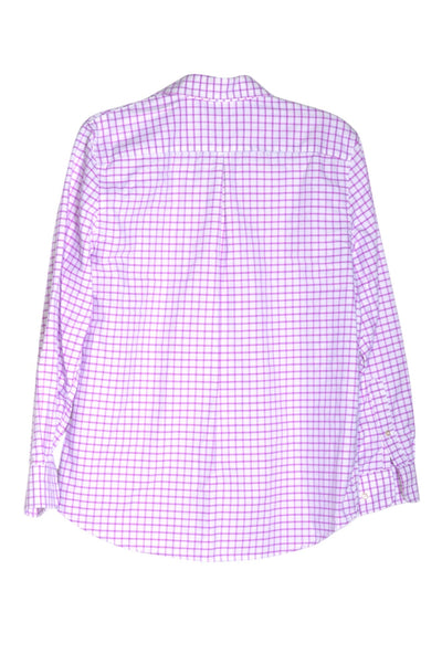 LAND'S END Women Button Down Tops Regular fit in Pink - Size M | 17.89 $ KOOP