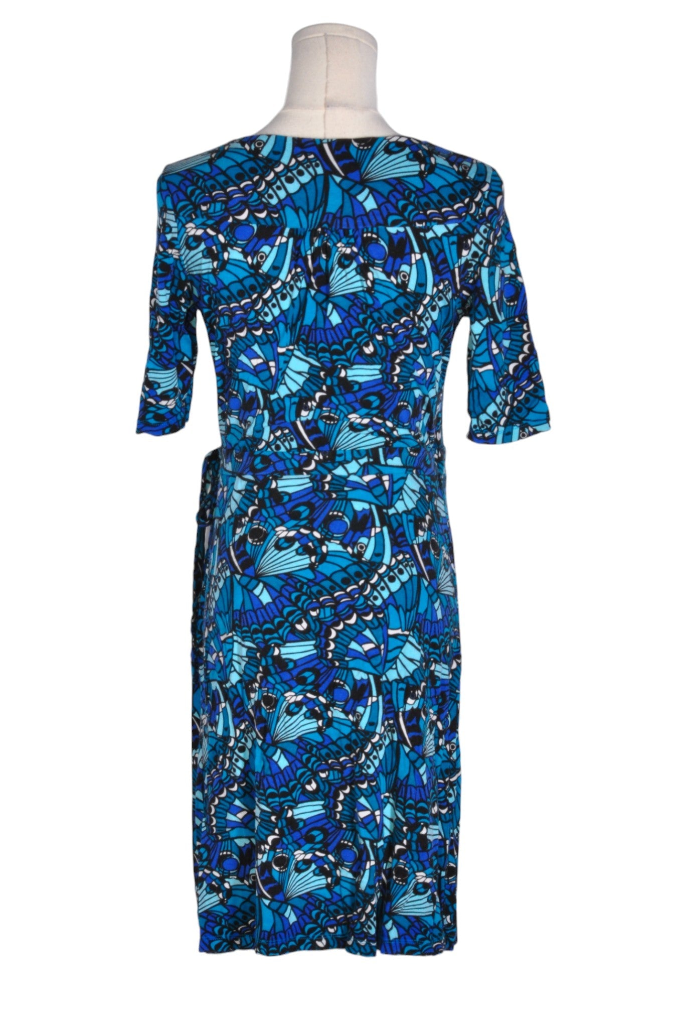 H&M Women Wrap Dresses Regular fit in Blue - Size 12 | 14.29 $ KOOP
