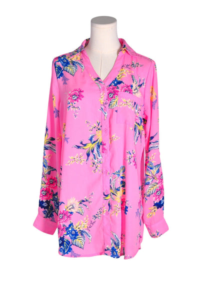 LILY MORGAN Women Button Down Tops Regular fit in Pink - Size S | 9.99 $ KOOP