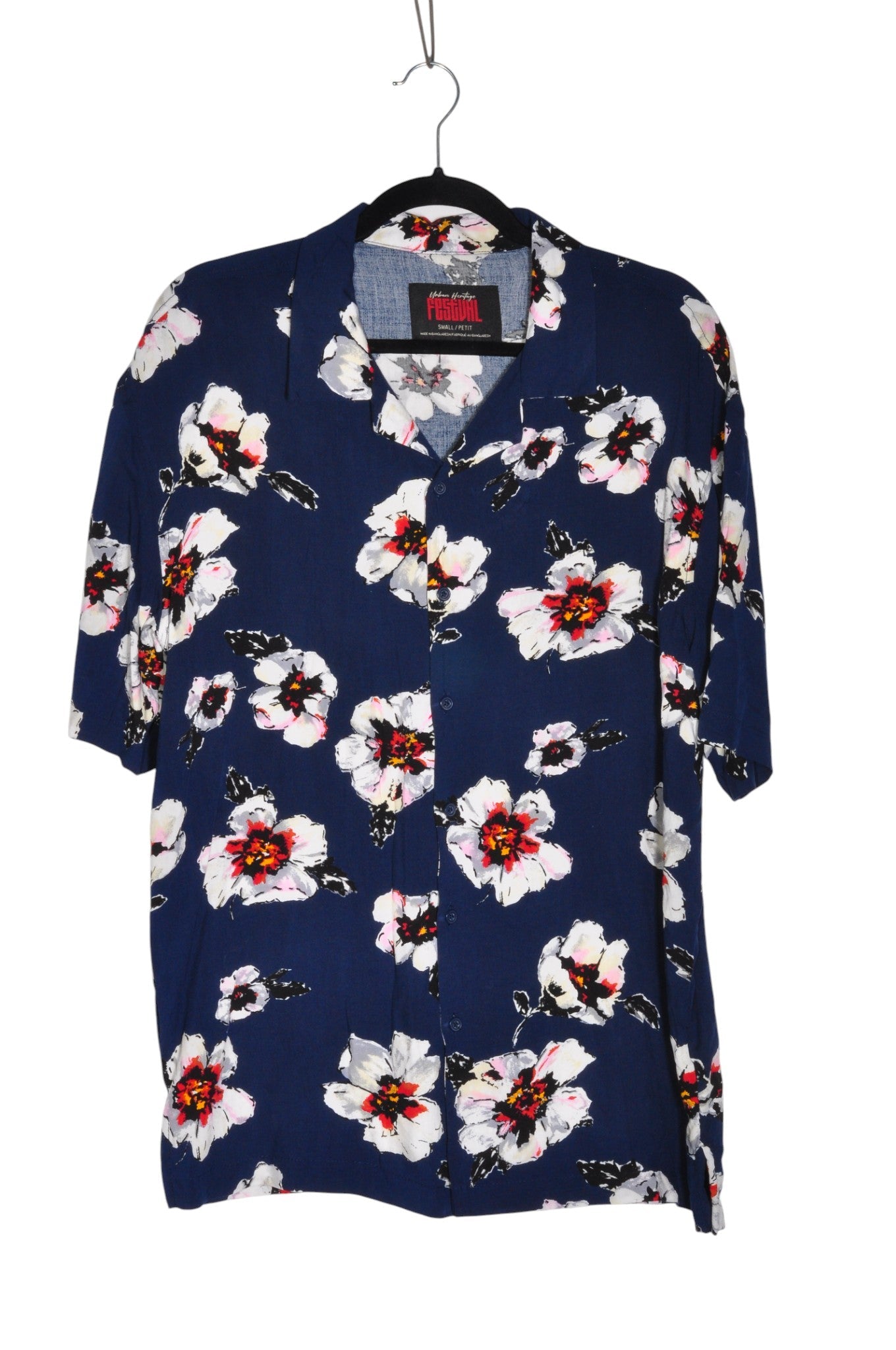 URBAN HERITAGE Men Button Down Tops Regular fit in Blue - Size S | 9.99 $ KOOP