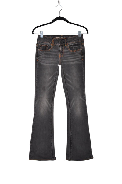 AMERICAN EAGLE Women Bootcut Jeans Regular fit in Black - Size 0 | 27.8 $ KOOP