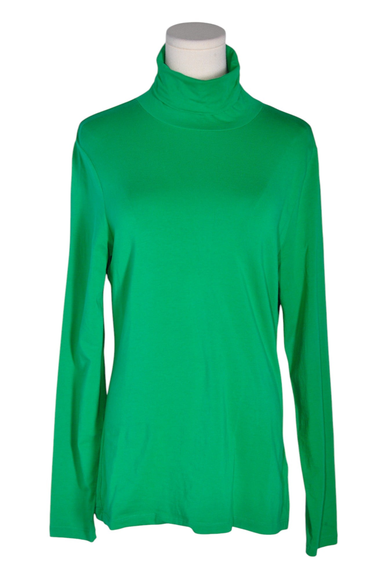 LAND'S END Women Turtleneck Tops Regular fit in Green - Size S | 19.99 $ KOOP