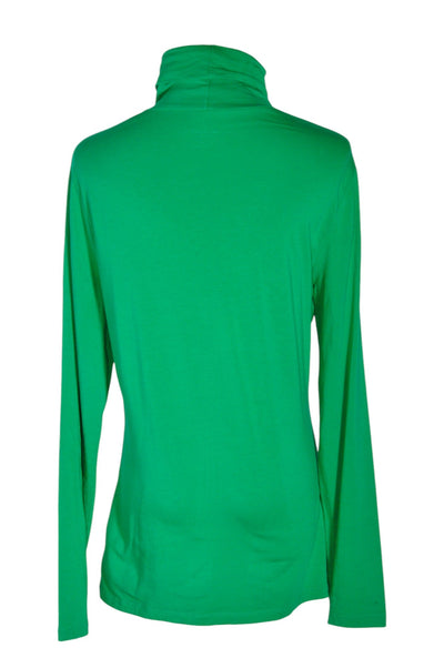 LAND'S END Women Turtleneck Tops Regular fit in Green - Size S | 19.99 $ KOOP