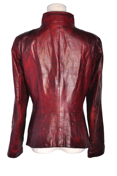 DANIER Women Leather Jackets Regular fit in Red - Size 12 | 69.99 $ KOOP