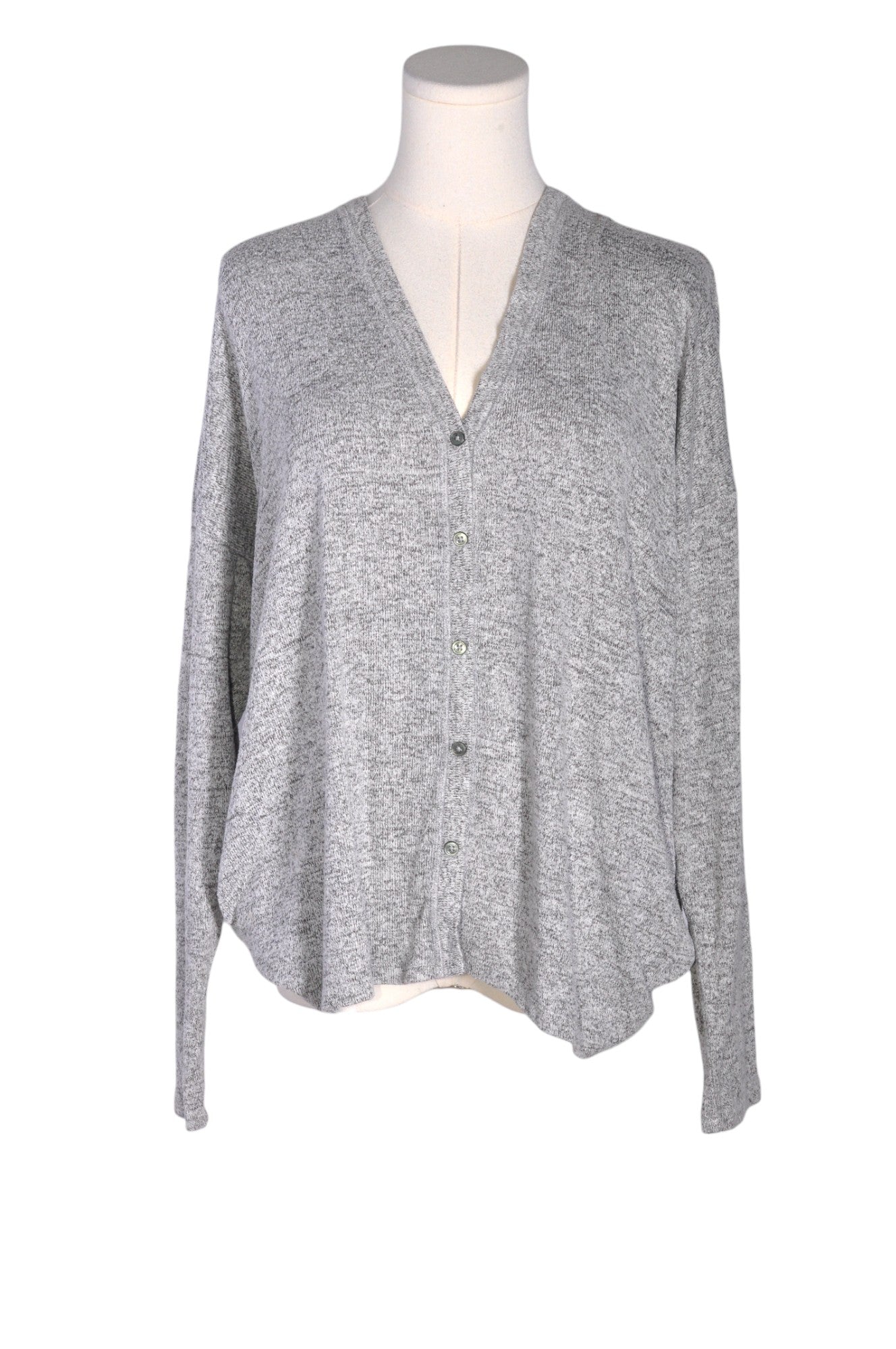 AMERICAN EAGLE Women Cardigans Regular fit in Gray - Size L | 18.99 $ KOOP