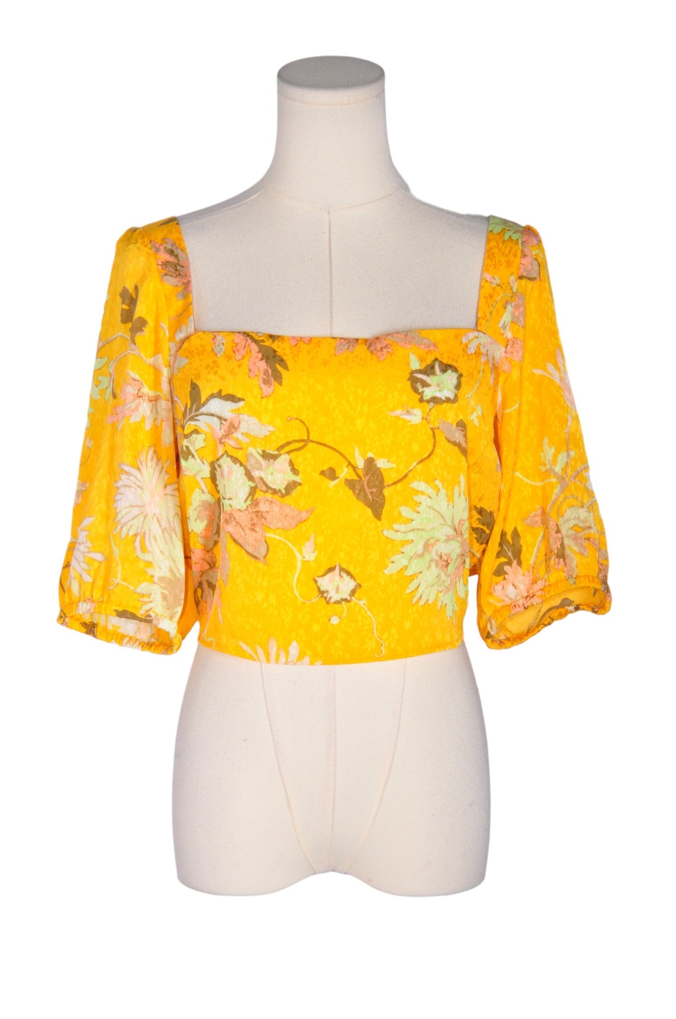 H&M Women Blouses Regular fit in Yellow - Size M | 18.9 $ KOOP