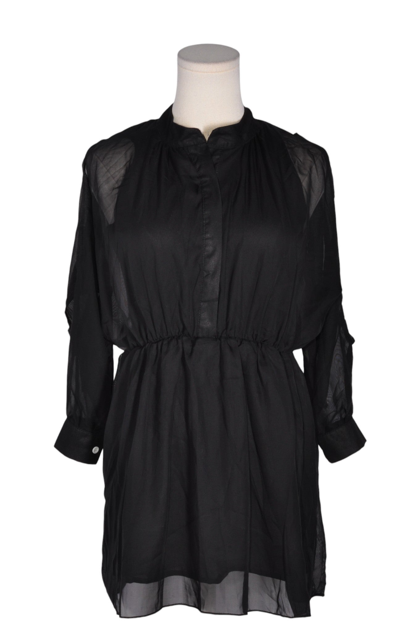 UNBRANDED Women Shirt Dresses Regular fit in Black - Size 4 | 11.99 $ KOOP