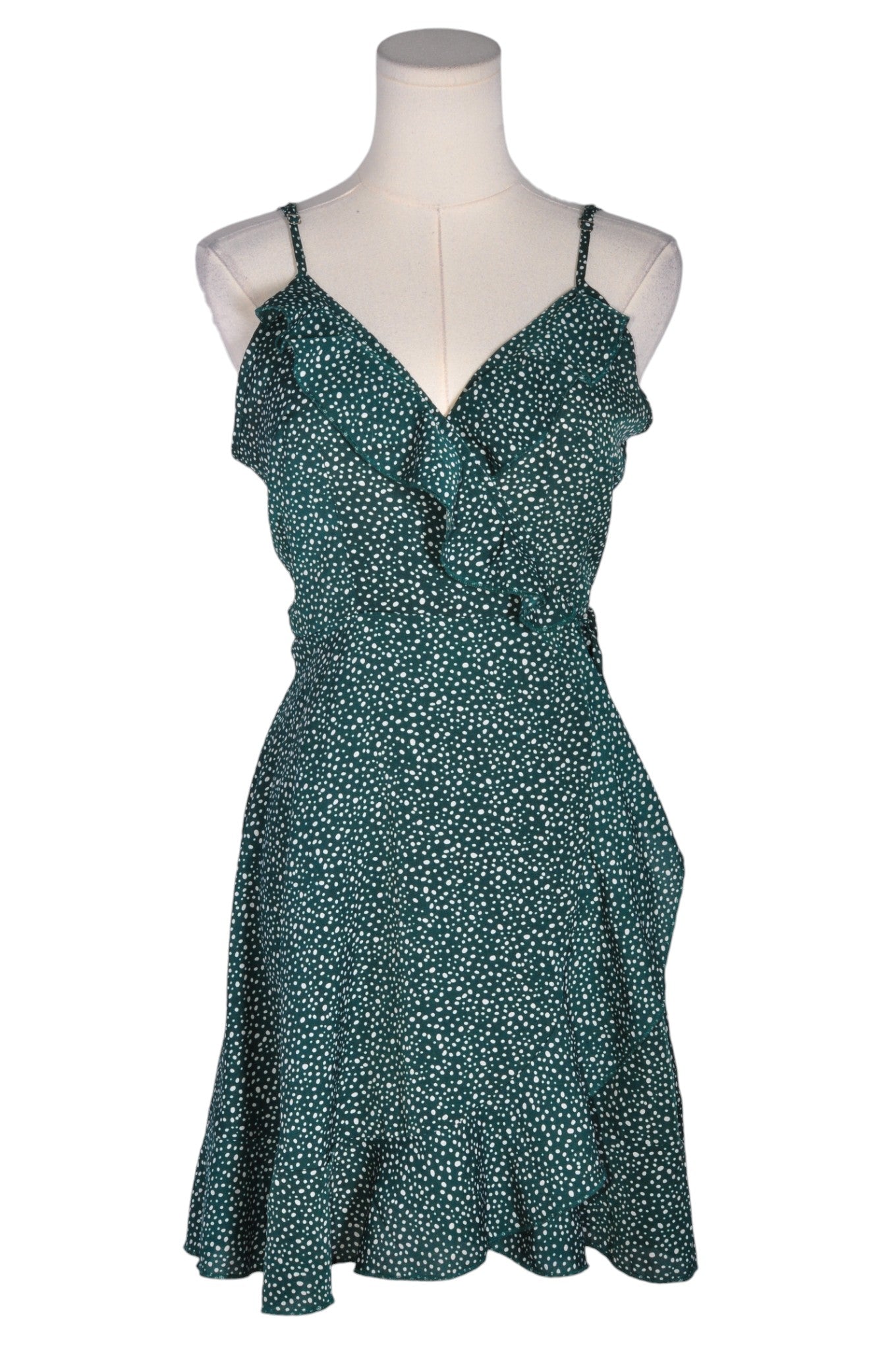 SHEIN Women Fit & Flare Dresses Regular fit in Green - Size XS | 11.29 $ KOOP