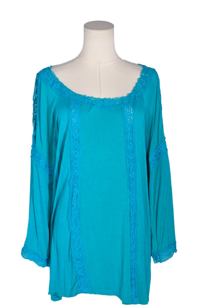 FORGOTTEN GRACE Women Blouses Regular fit in Blue - Size 1X | 9.9 $ KOOP
