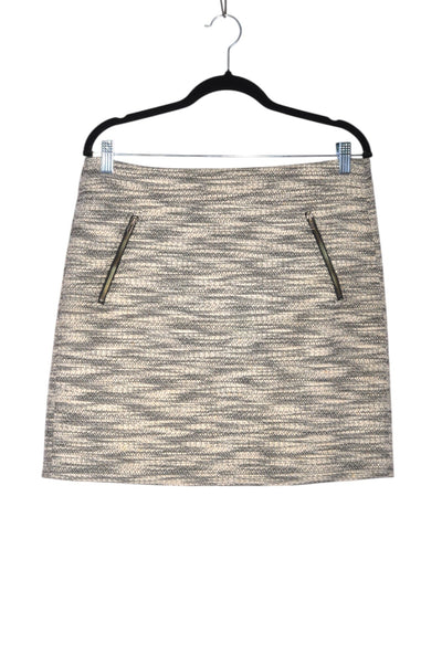 LOFT Women Casual Skirts Regular fit in Gray - Size 8 | 21.29 $ KOOP