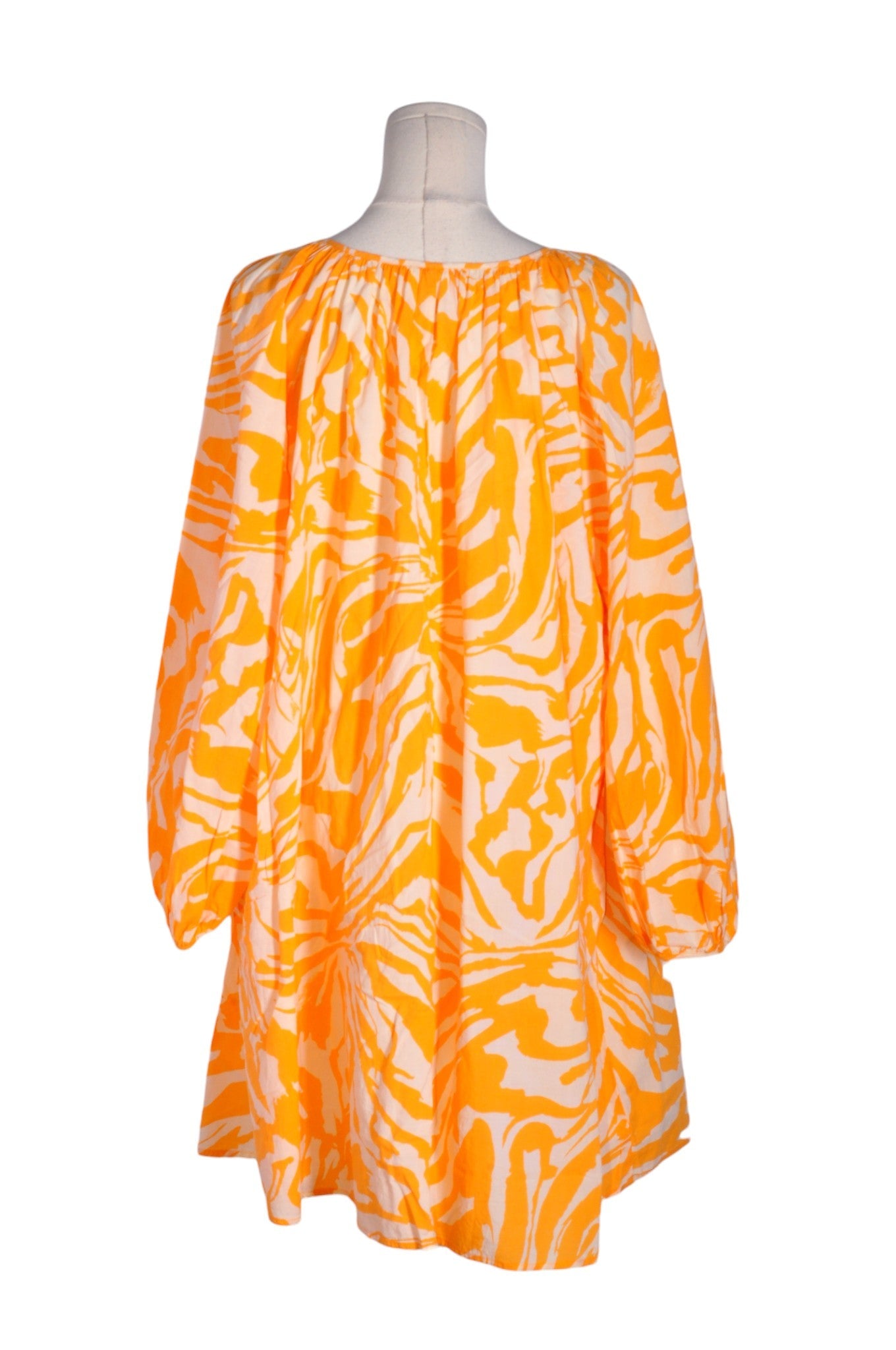 H&M Women Drop Waist Dresses Regular fit in Orange - Size L | 14.29 $ KOOP