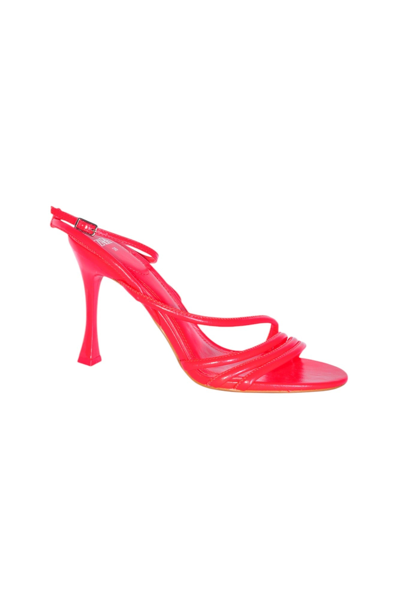 ZARA Women Heels Regular fit in Red - Size 38 | 23.13 $ KOOP