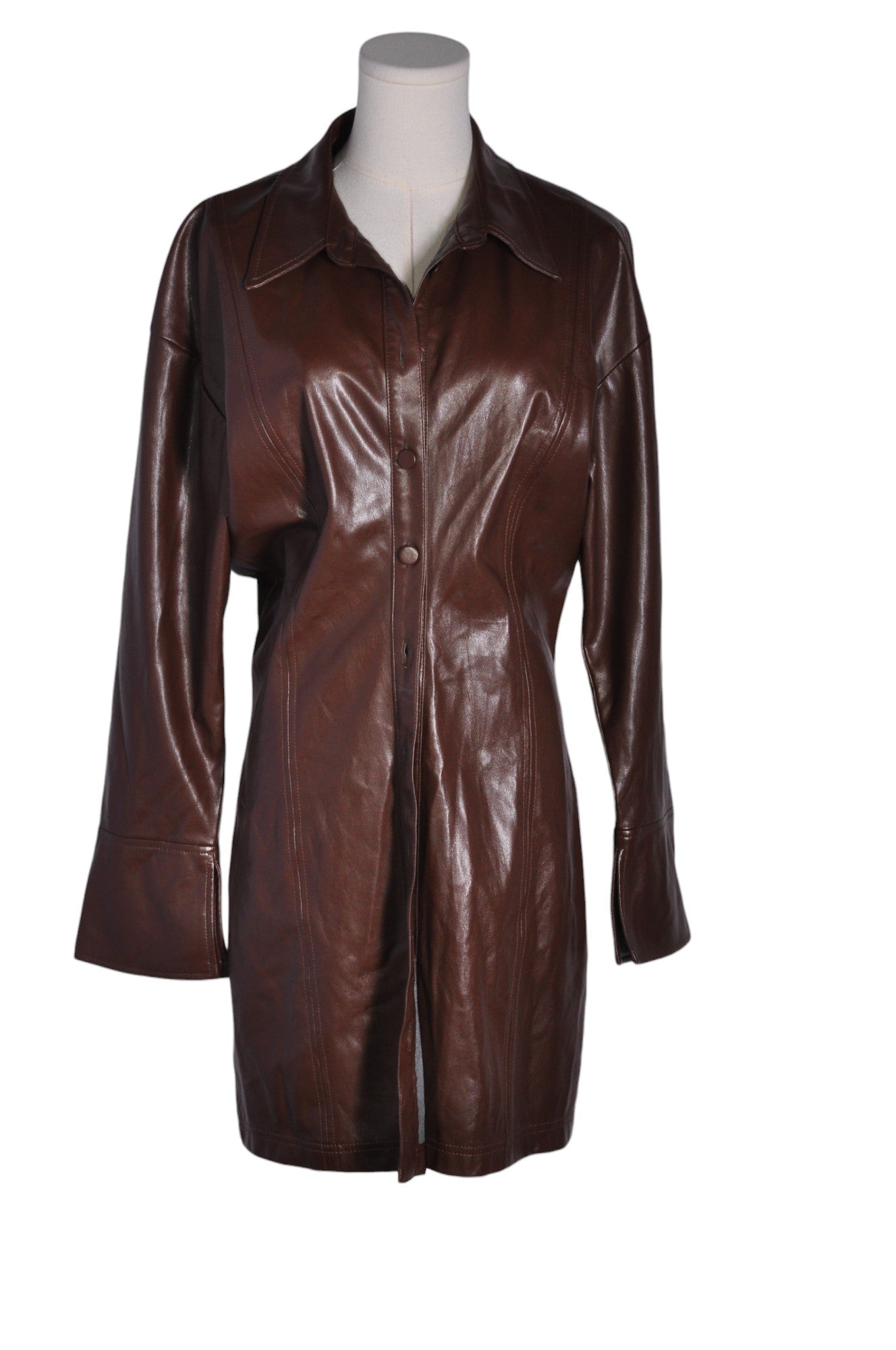 ZARA Women Coats Regular fit in Brown - Size L | 20.29 $ KOOP