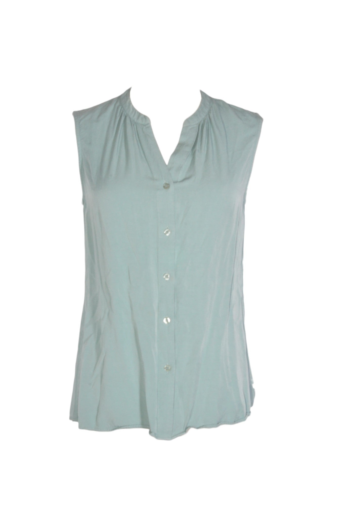 COUNTRY TO COAST Women Button Down Tops Regular fit in Green - Size 6 | 13.25 $ KOOP