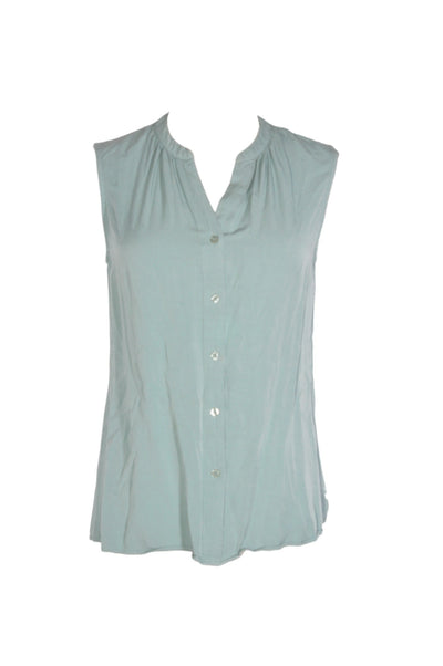 COUNTRY TO COAST Women Button Down Tops Regular fit in Green - Size 6 | 13.25 $ KOOP