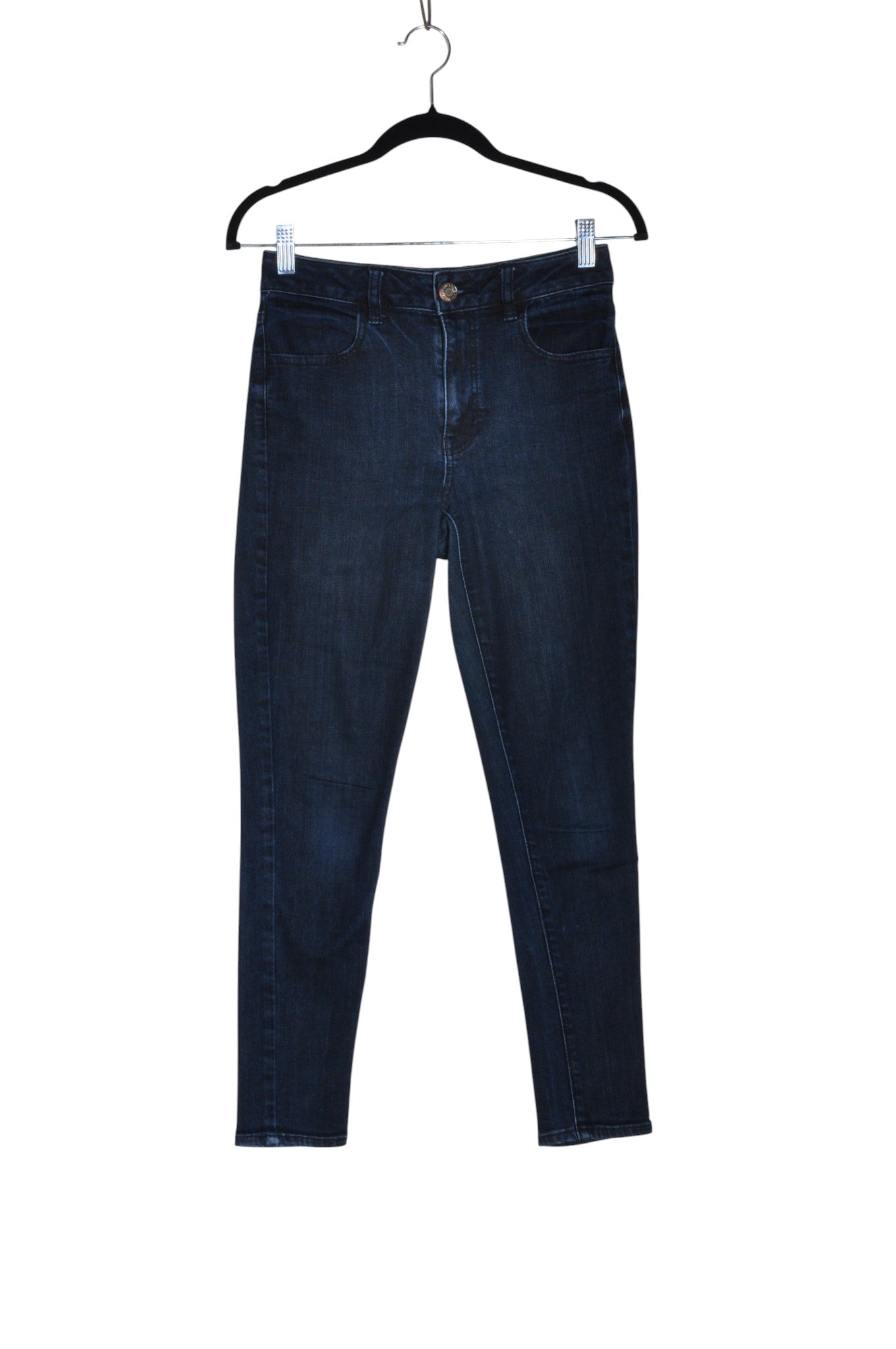 AMERICAN EAGLE Women Straight-Legged Jeans Regular fit in Blue - Size 4 | 27.8 $ KOOP