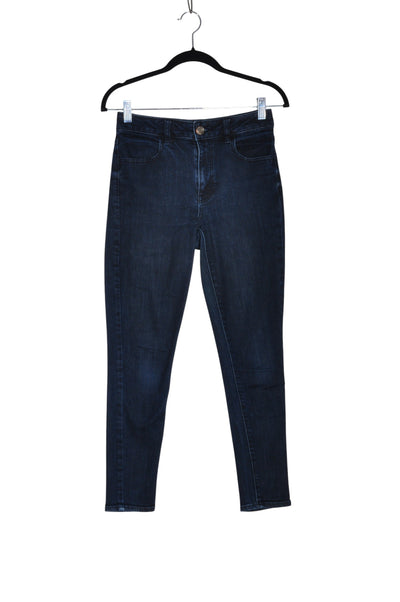 AMERICAN EAGLE Women Straight-Legged Jeans Regular fit in Blue - Size 4 | 27.8 $ KOOP