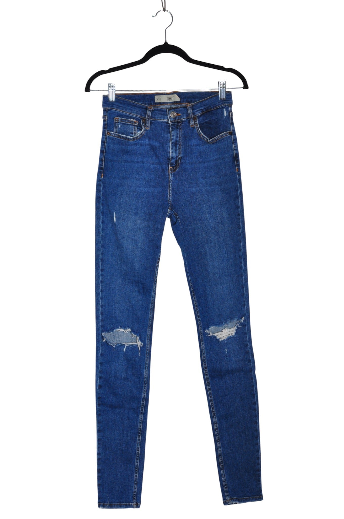 TOPSHOP Women Skinny Jeans Regular fit in Blue - Size 28 | 31.29 $ KOOP