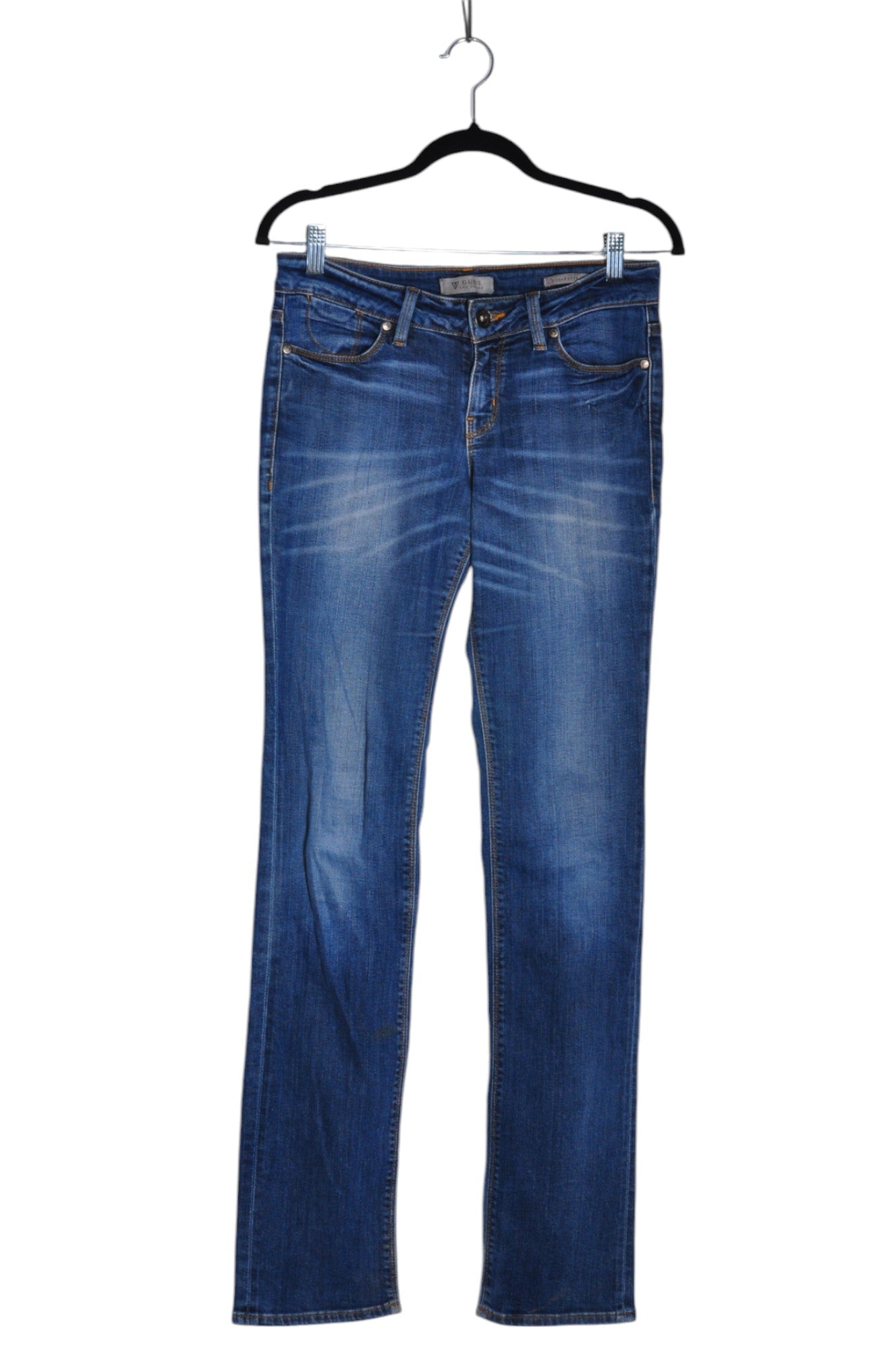 GUESS Women Straight-Legged Jeans Regular fit in Blue - Size 27 | 27.55 $ KOOP