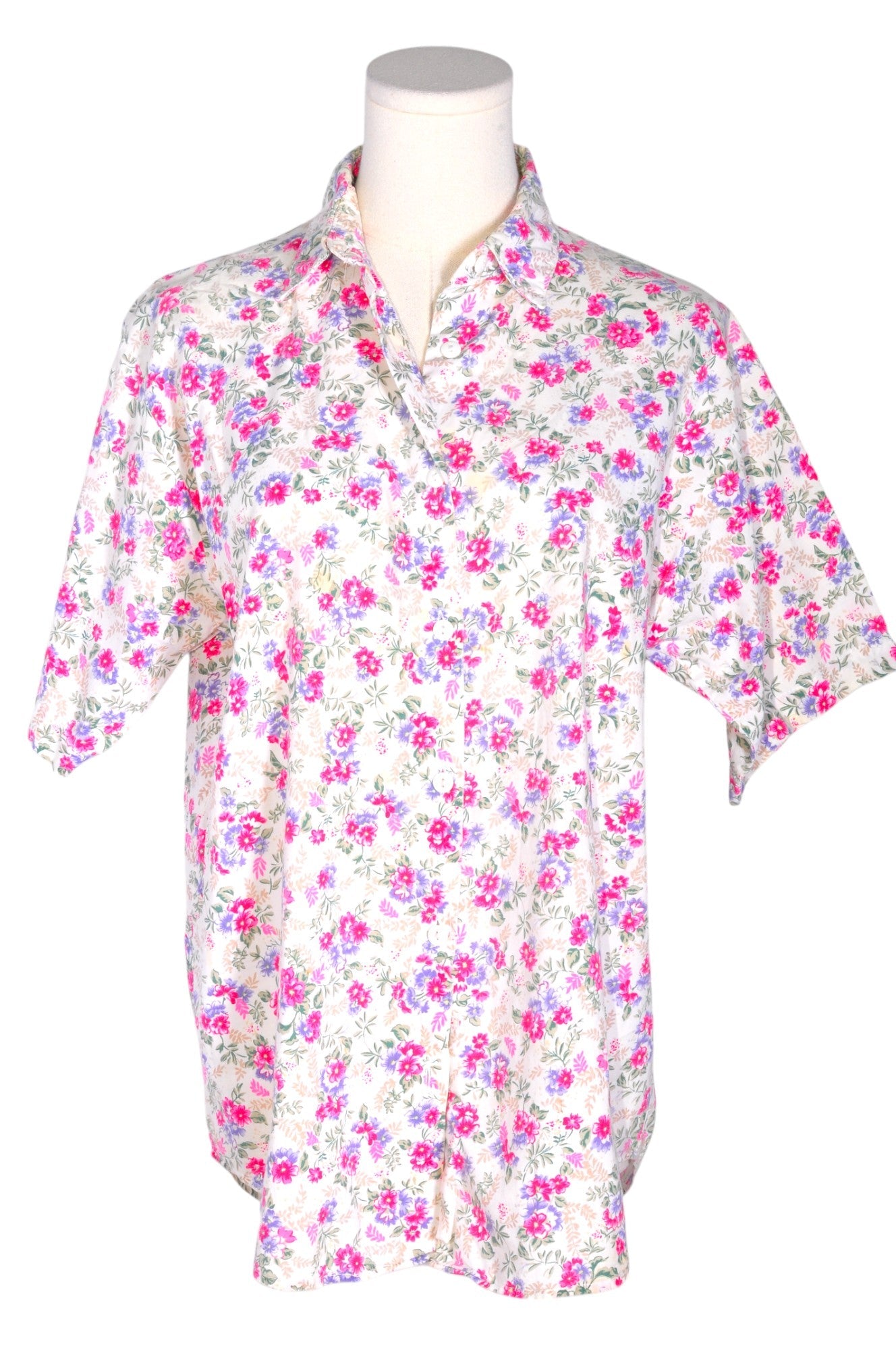 COTTON GINNY Women Button Down Tops Regular fit in Pink - Size M | 13.25 $ KOOP