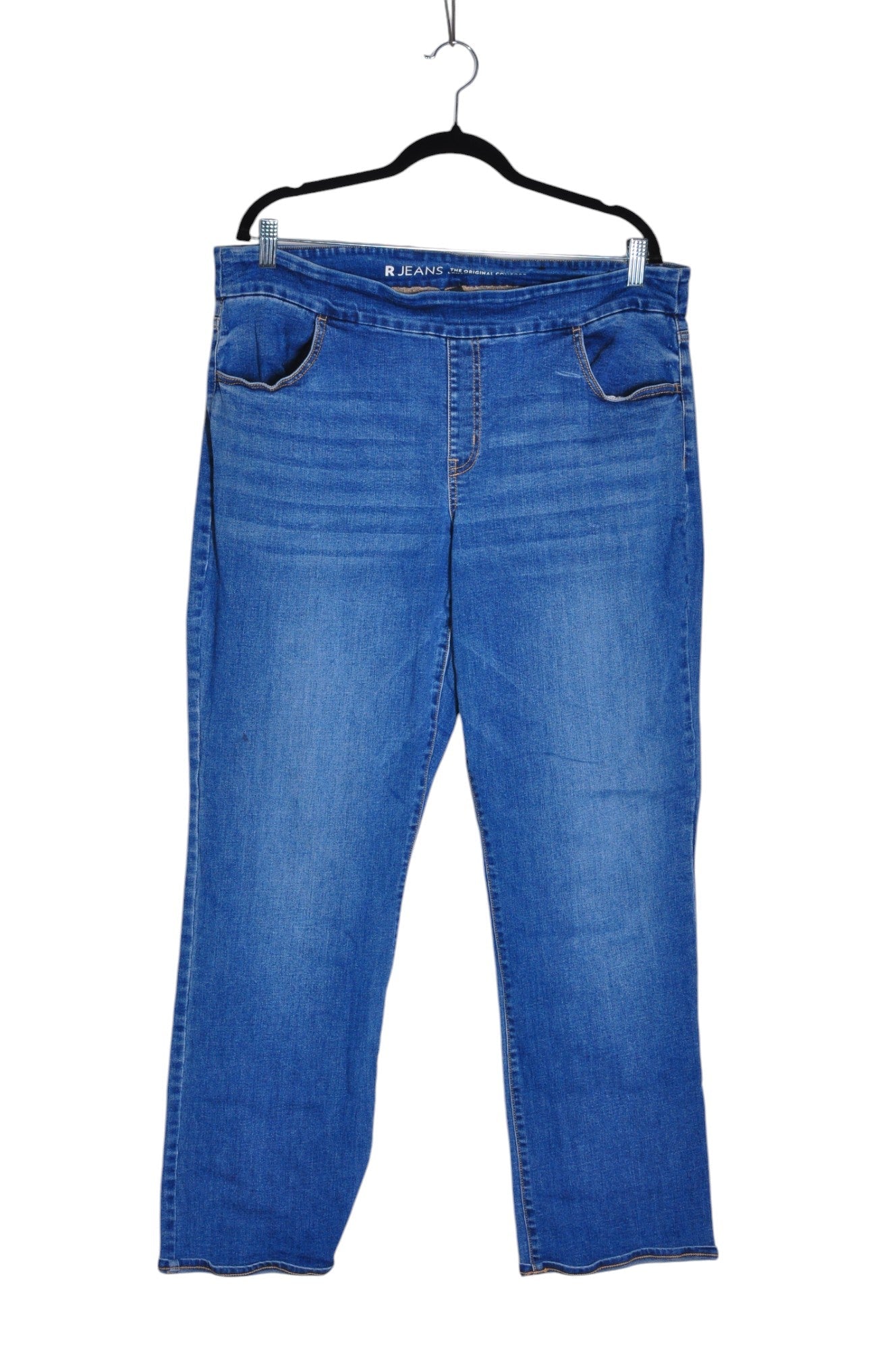 R JEANS Women Straight-Legged Jeans Regular fit in Blue - Size 34 | 13.25 $ KOOP