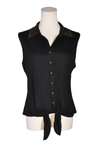 CANDY COUTURE Women Button Down Tops Regular fit in Black - Size L | 13.25 $ KOOP