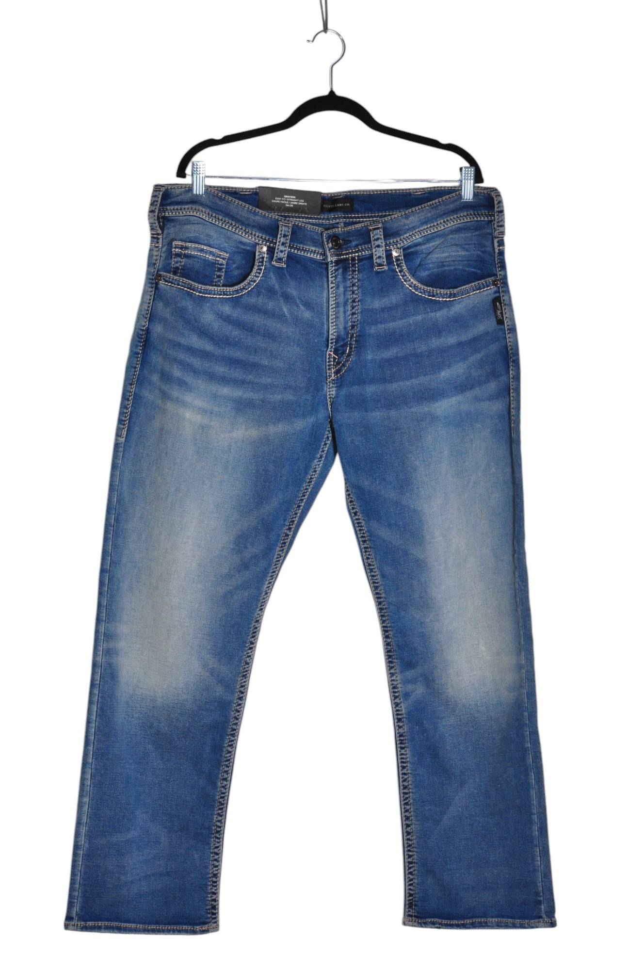 SILVER JEANS Women Straight-Legged Jeans Regular fit in Blue - Size 36 | 26.59 $ KOOP