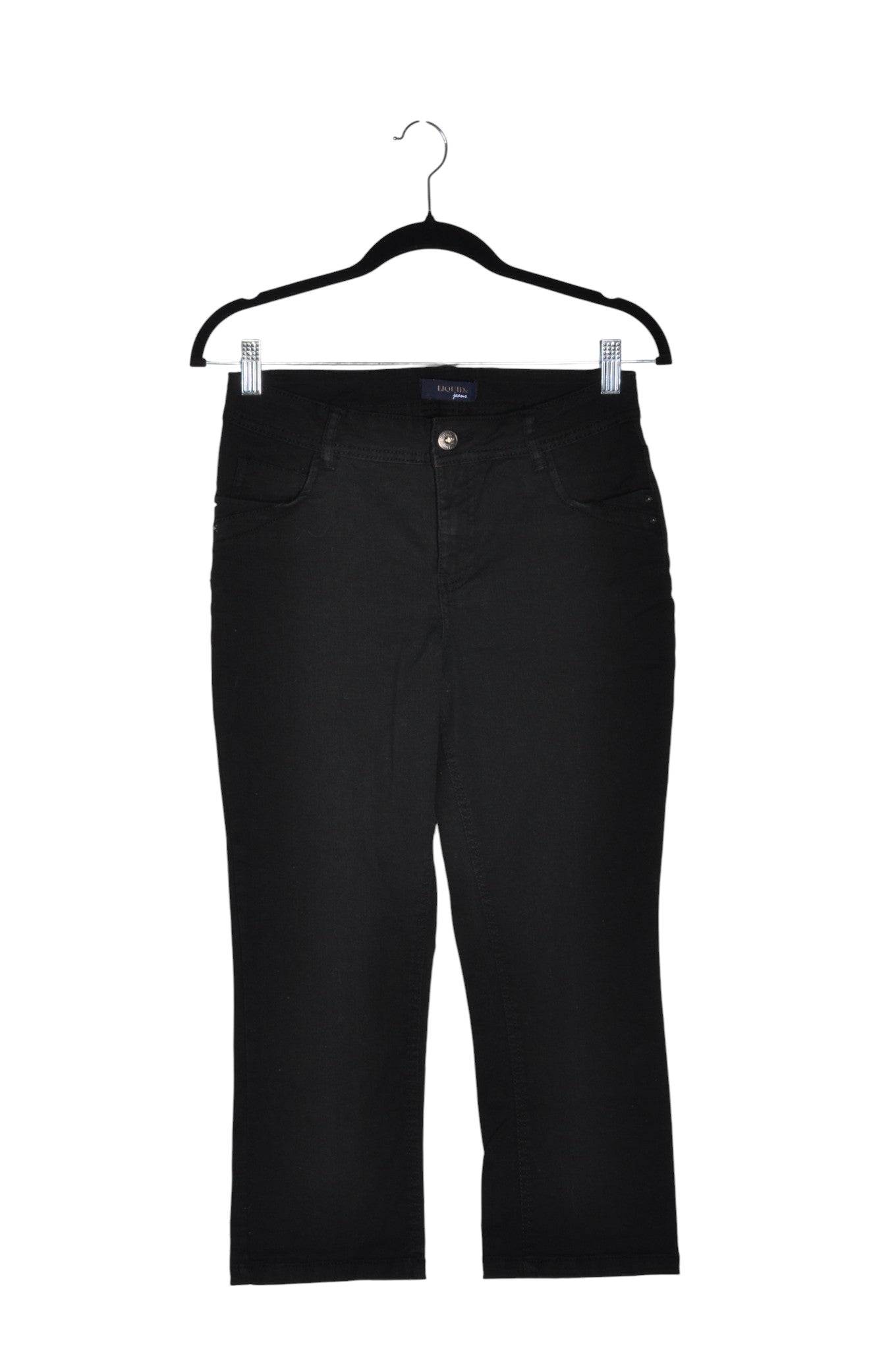 LIQUID JEANS Women Straight-Legged Jeans Regular fit in Black - Size 6 | 32.29 $ KOOP