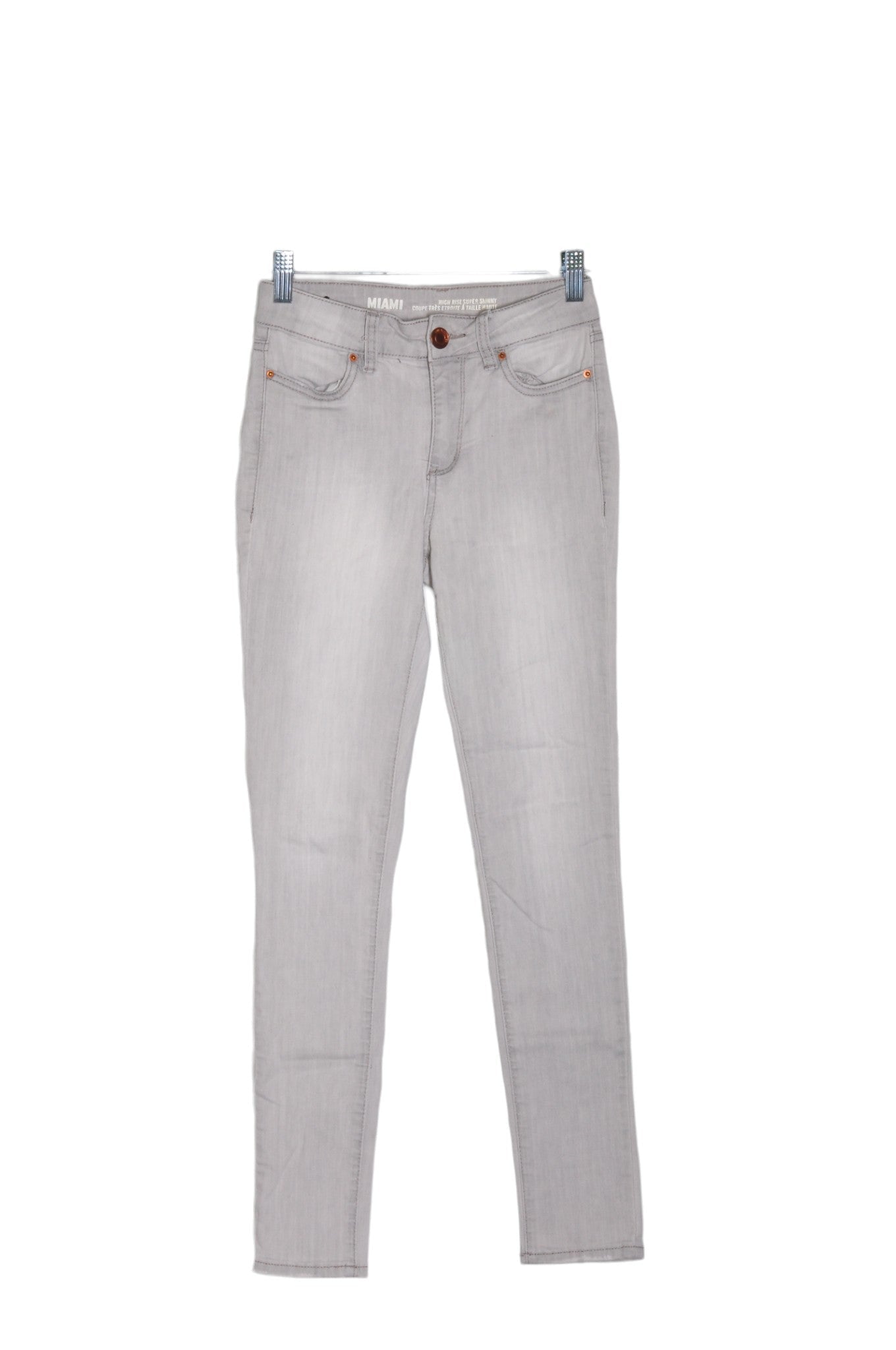 MIAMI Women Skinny Jeans Regular fit in Gray - Size 0 | 13.25 $ KOOP