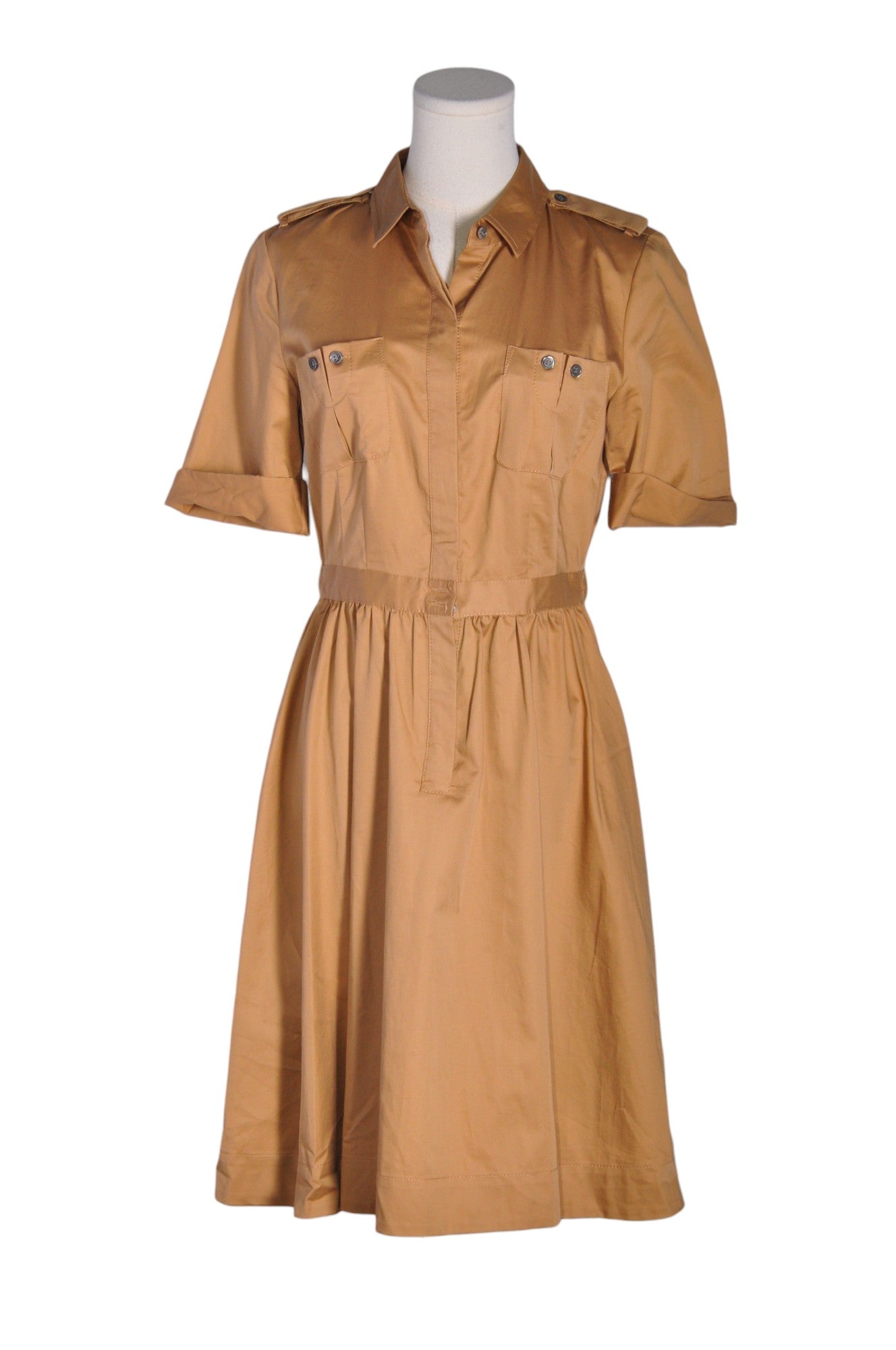 CLUB MONACO Women Shirt Dresses Regular fit in Brown - Size 4 | 47.29 $ KOOP