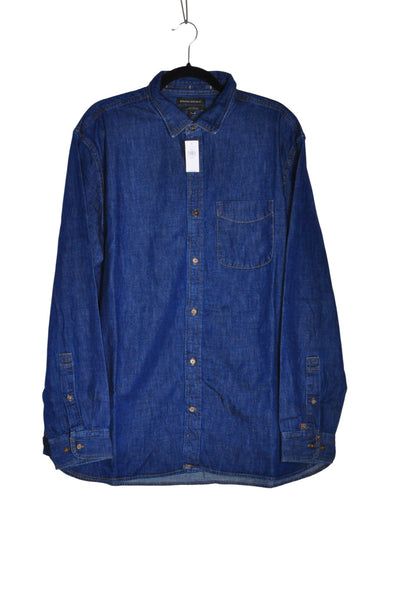 BANANA REPUBLIC Men Denim Tops Regular fit in Blue - Size XL | 44.99 $ KOOP