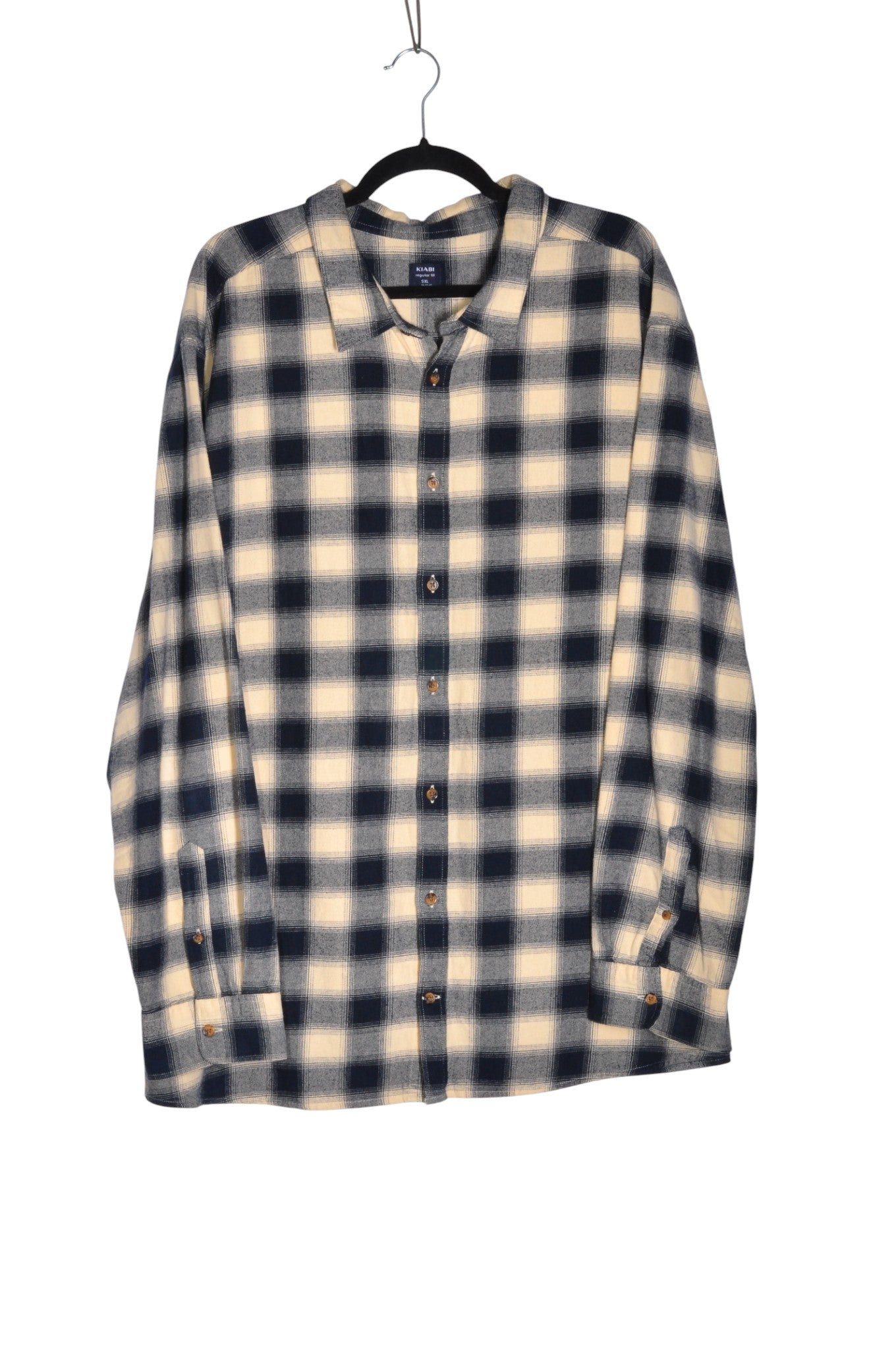 KIABI Men Button Down Tops Regular fit in Black - Size 5XL | 11.19 $ KOOP