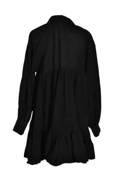 H&M Women Drop Waist Dresses Regular fit in Black - Size S | 11.99 $ KOOP